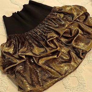 RETRO COCKTAIL SKIRT Zaiko Muraoka Rodeo Drive . fits 0-4. Stunning draped pouf